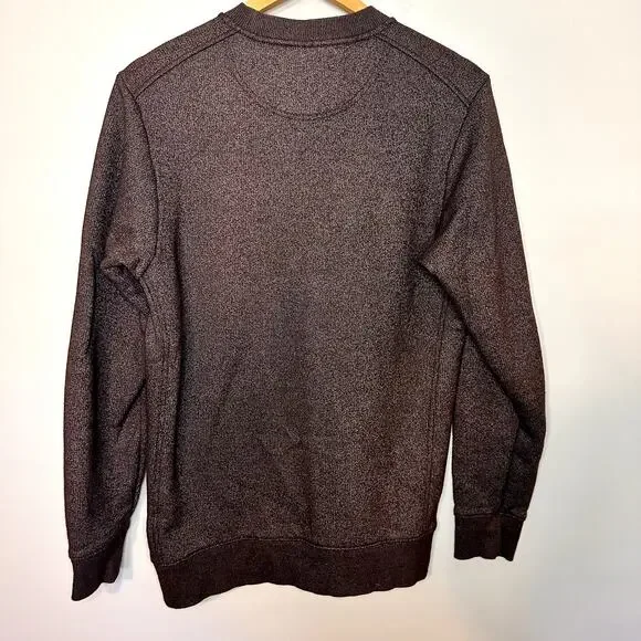 Columbia Brown Sweatshirt Crewneck Long Sleeve Cotton Blend Size S - Picture 4 of 6